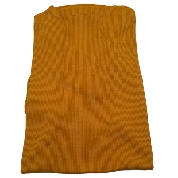 Madewell Women's Ochre Fresco Supima Rib '90s‎ Tank Top Size XXS - Picture 3 of 5
